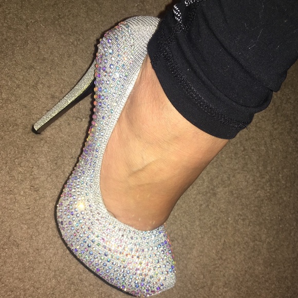 Rhinestone pumps Clearance